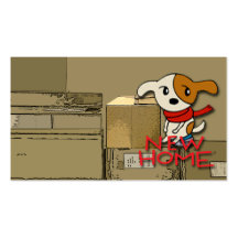 New Home New Address Business Card