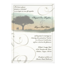 New Horizon Wedding Invitation