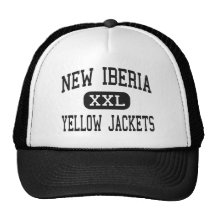 New Iberia - Yellow Jackets - High - New Iberia Trucker Hats
