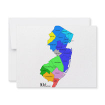 New Jersey Counties in Colour