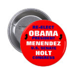 New Jersey for Obama Menendez Holt Button