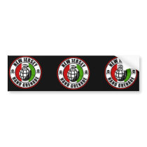 New Jersey Hand Grenade Bumper Sticker