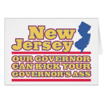 New Jersey: Our Governor Can Kick... Card