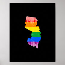 NEW JERSEY PRIDE - DISTRESSED -.png Poster