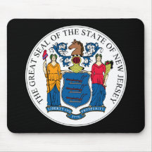 New Jersey State Seal Mousepad
