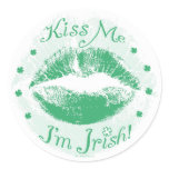 New Kiss Me I'm Irish Gear Stickers