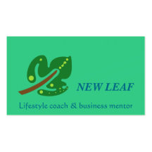 New Leaf Business Card Template