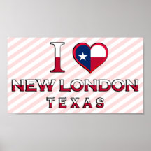 New London, Texas Poster