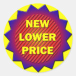 NEW LOWER PRICE LABEL STICKER