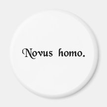 New Man. Fridge Magnet
