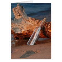 New Message in a bottle Cards