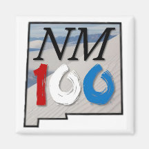 New Mexico 100 magnet