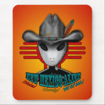 New Mexico Alien mousepads