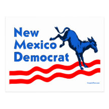 New Mexico Democrat Postcards