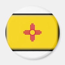 New Mexico Flag Fridge Magnets