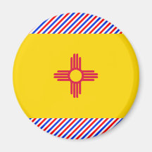 New Mexico Flag Refrigerator Magnet