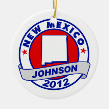 New Mexico Gary Johnson Ornament