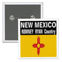 NEW MEXICO is Romney Ryan Country Button