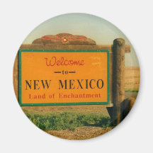 New Mexico Sign Refrigerator Magnet