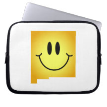 New Mexico Smiley Face Laptop Sleeve