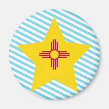 New+Mexico Star Refrigerator Magnets