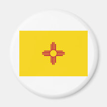 New Mexico State Flag Fridge Magnet