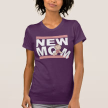 New Mom With  PInk Baby Girl Tees