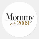 New Mommy Est 2009 Stickers
