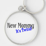 New Mommy Of Twins Key Chains