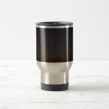 New Moon At Sunset Coffee Mugs