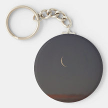 New Moon At Sunset Keychain