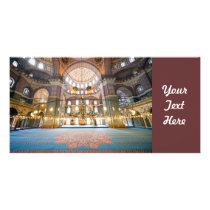 New Mosque Interior Photo Card Template