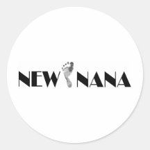 New Nana Round Stickers