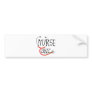 New Nurse Graduation Announcement 2012 Bumper Sticker