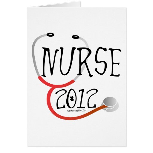 New Nurse Graduation Announcement 2012 Greeting Card