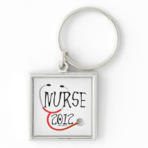 New Nurse Graduation Announcement 2012 Key Chains