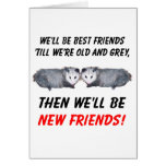 New Old Friends with Possums Card