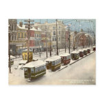 New Orleans Canal St Snow 1895 Post Card