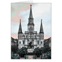 New Orleans Cathedral Greeting Cards