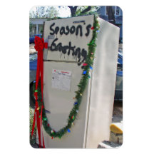 New Orleans Christmas Katrina Refrigerator Vinyl Magnets
