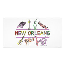 New-Orleans-ICONS- copy Photo Greeting Card