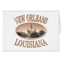 New Orleans Louisiana Card