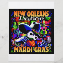 New Orleans Mardi Gras #010 Full Color Flyer