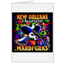 New Orleans Mardi Gras #010 Greeting Cards