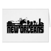 New Orleans Skyline Greeting Card