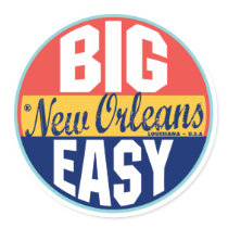 New Orleans Vintage Label Stickers