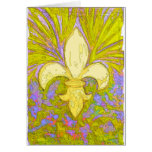 New OrleansWild Fleur de Leis Card