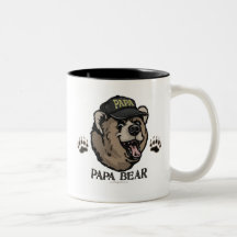 New Papa Bear Father's Day Gear Coffee Mugs