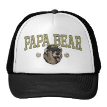 New Papa Bear Father's Day Gear Trucker Hat