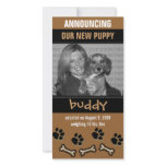 New Pet Adoption Announcement Picture Card